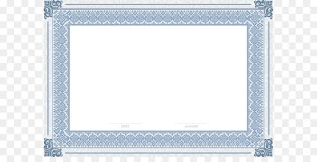 Picture frame Text Structure Area Pattern - Empty Certificate Template PNG Clip Art Image 