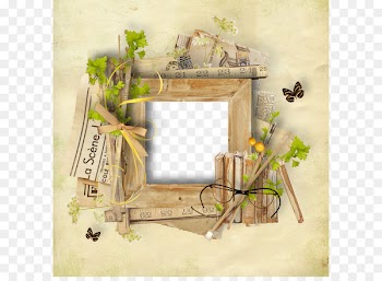 Picture frame - Vintage butterfly frame material 