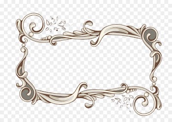 Picture frame Vintage clothing - Classical border ornamentation 