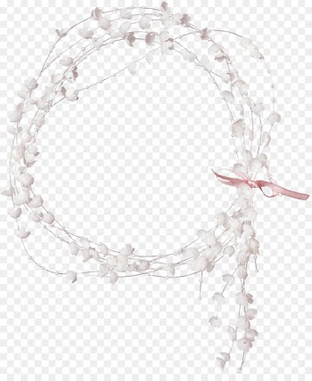 Picture frame White - Beautiful foliage ring 