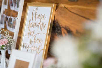 Picture Frame With Golden Sidings