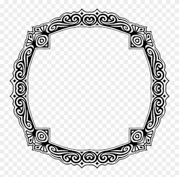 Picture Frames Black And White Ornament - Picture Frame