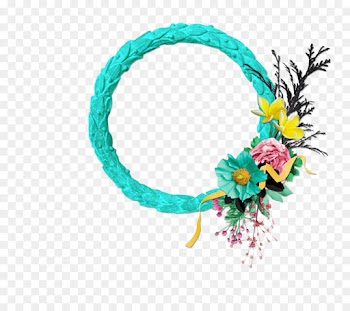 Picture Frames, Borders And Frames, Decorative Arts, Turquoise, Wreath PNG