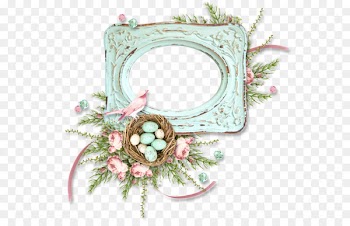 Picture Frames Drawing Easter Image Scrapbooking - decoupage frame 