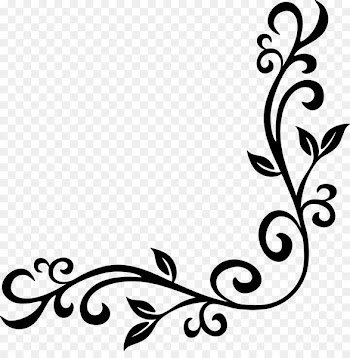 Picture Frames Floral design Clip art - corner Flourish 