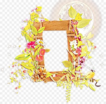 Picture Frames, Floral Design, Drawing, Picture Frame, Interior Design PNG