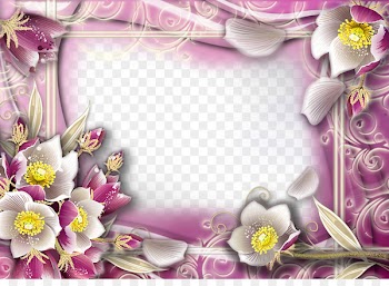 Picture Frames Flower Clip art - Floral Photo Frame Png 