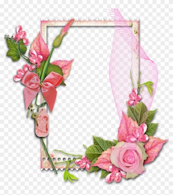 Picture Frames Flower Garden Roses Decorative Arts - Transparent Flower Photo Frames
