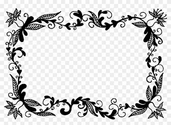 Picture Frames Flower Vector Border 3432 2357 Transprent - Floral Vector Frame Png
