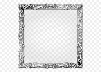 Picture Frames Glass Ornament Silver - glass 
