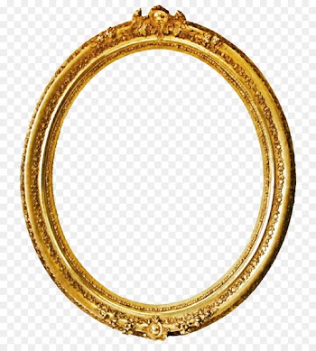 Picture Frames Gold Mirror Clip art - vintage gold 