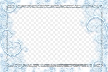 Picture Frames Happy New Year 2018 Winter Photography Autumn - Snowflakes Falling Png Frame 