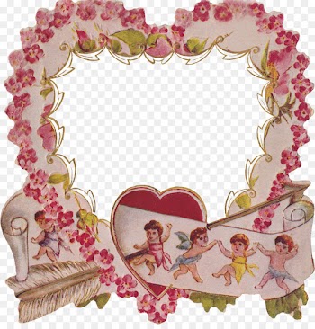 Picture Frames Heart Valentine's Day Desktop Wallpaper - vintage frame 
