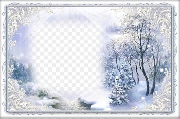 Picture Frames Light Winter - PNG Image Winter 