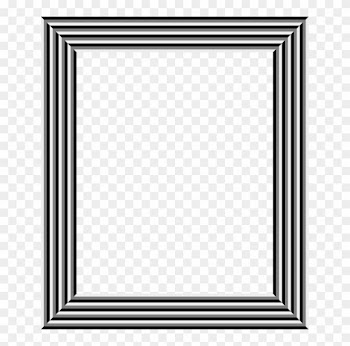 Picture Frames Op Art Optical Illusion Black And White - Grey Photo Frame Transparent