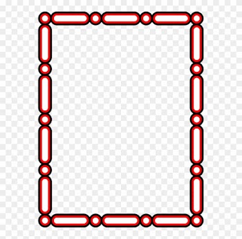 Picture Frames Red Decorative Arts Inkscape Color - Border And Frame Red