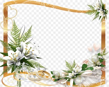 Picture Frames Wedding Clip art - garland frame 