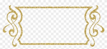 Picture Free Download Glitter Frame Clipart - Gold Sparkle Frame Png