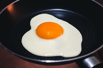 Picture perfect sunny side up egg 