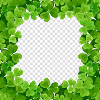 Picture Plant Leaf Frame Shamrock Patricks Saint