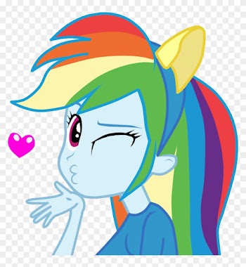 Picture - Rainbow Dash Ecuestria Girl