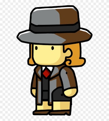 Pictures Of A Detective Clipartsco - Scribblenauts Blonde Girl