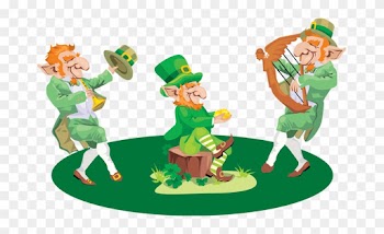 Pictures Of A Leprechaun Clipart Image - Rainbow And Pot Of Gold