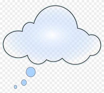 Pictures Of Cartoon Clouds 18, - Nube De Pensamiento Transparente