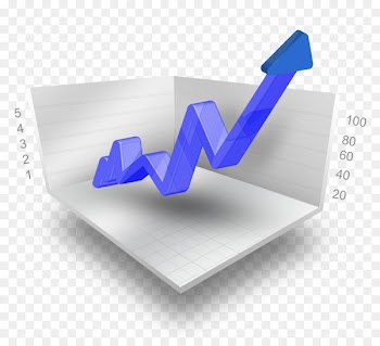 Pie chart Graph of a function 3D computer graphics - Modern science and technology arrow indicators 