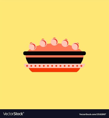 Pie icon delicious pie vector image