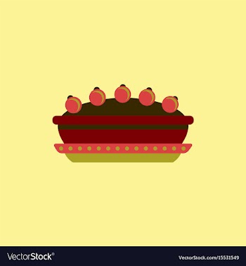 Pie icon delicious pie vector image