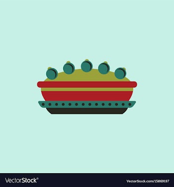 Pie icon delicious pie vector image