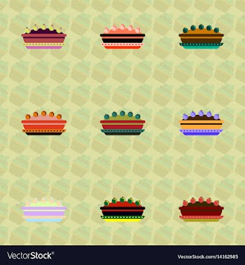 Pie icons set delicious pies vector image