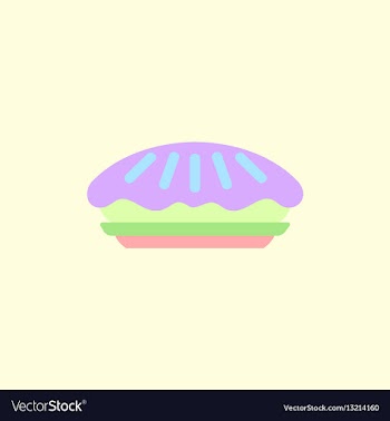 Pie vector image