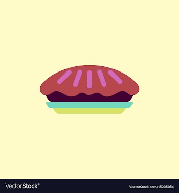 Pie vector image