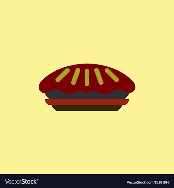 Pie vector image