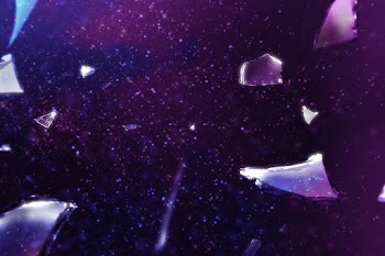 Pieces of broken shattered glass background… | Free stock illustration | High Resolution graphic