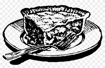 Pies Clipart Cartoon - Plate Of Food Drawing