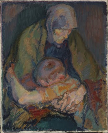 Pietà, 1916, by Magnus Enckell | Free Photo - rawpixel