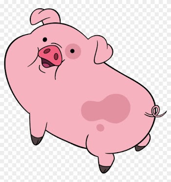 Pig Clipart Transparent - Waddles From Gravity Falls