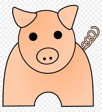 Pig Large 900pixel Clipart, Pig Design - Pig Clip Art