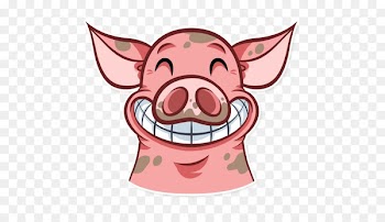 Pig Sticker Telegram Пикабу Homunculus loxodontus - pig 