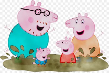 Pig The Secret Club Muddy Puddles YouTube Illustration -  