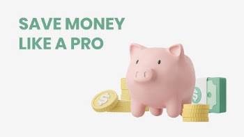Piggy bank banner template, 3D | Free Vector Template - rawpixel