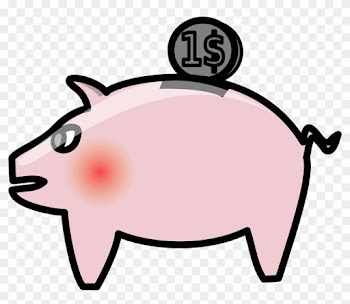 Piggy Bank Black And White 18, - Symbol Of Saving Money