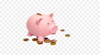 Piggy bank Coin Investment Saving - Free pink pig piggy bank to pull the material 