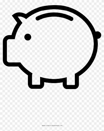 Piggy Bank Coloring Page - Money Maker