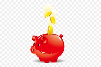 Piggy bank Euclidean vector Saving - Pig saving money,Save,coin,Red pig save money 