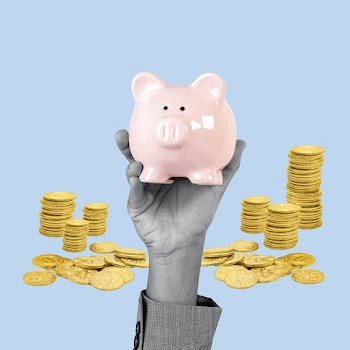 Piggy bank hand financial savings concept… | Free stock illustration | High Resolution graphic