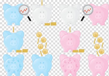 Piggy bank Money, Color piggy piggy bank transparent background PNG clipart